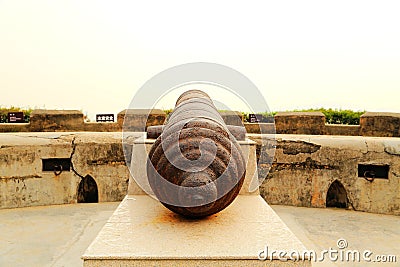 Humen cannon station Stock Photo