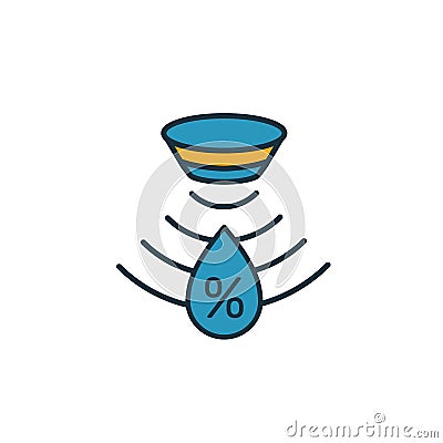 Humidity Sensor icon. Simple element from sensors icons collection. Creative Humidity Sensor icon ui, ux, apps, software and Stock Photo