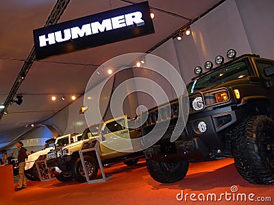 Hummer New Model Vehicles Editorial Stock Photo