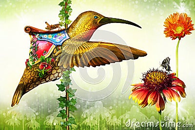 Hummingbird Stock Photo