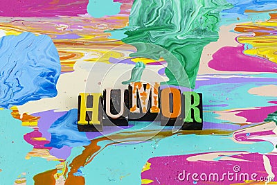 Humor funny fun laugh laughing humorous enjoy happy smile Stock Photo