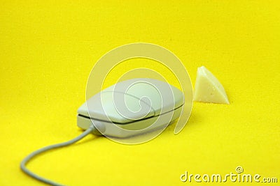 Humor with mouse Stock Photo