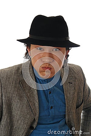 Humour portrait Stock Photo