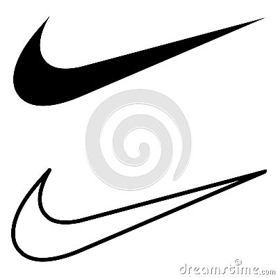 Humpolec, Czech Republic - January 03, 2023: Nike logo - fashion sport clothing product company Vector Illustration