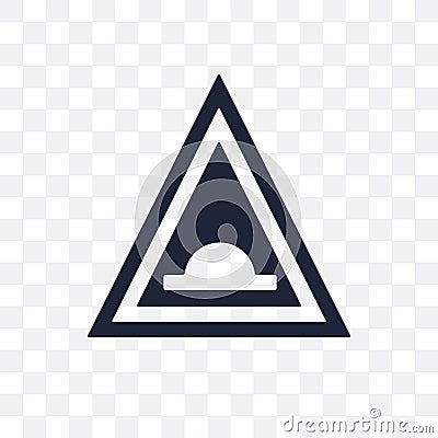 Humps sign transparent icon. Humps sign symbol design from Traffic signs collection. Vector Illustration