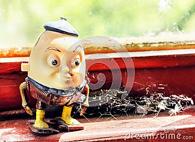 Humpty Dumpty toy old Editorial Stock Photo
