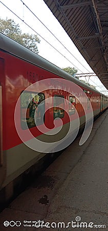 Humsafar Express introduced bye Indian railways Stock Photo