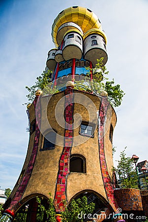 Hundertwasser Museum in Abensberg Editorial Stock Photo