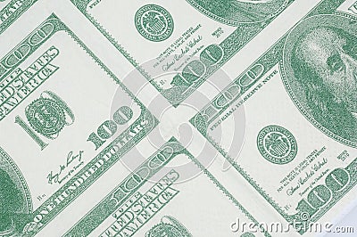 Hundred dollars Stock Photo