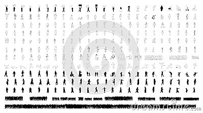 Hundreds of people Vector Illustration