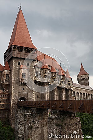 Hunedoara Castle Stock Photo