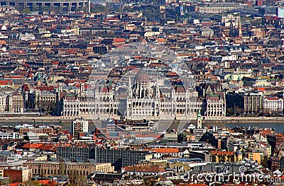 Hungarian Parlament Stock Photo