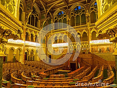 Hungarian Parliament Editorial Stock Photo