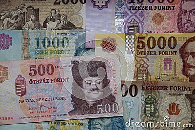 Hungary currency Stock Photo