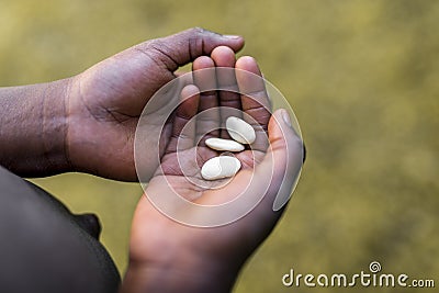 Hunger and poverty Stock Photo