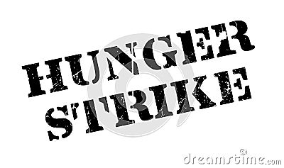 Hunger Strike rubber stamp Vector Illustration