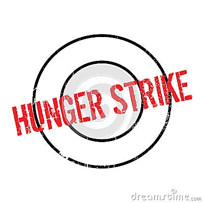 Hunger Strike rubber stamp Vector Illustration