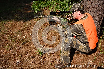 Hunter Hunting Stock Photo