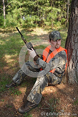 Hunter Hunting Stock Photo