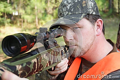 Hunter Hunting Stock Photo