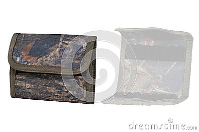 Hunter rifle ammo ammunition belts & bandoliers Stock Photo