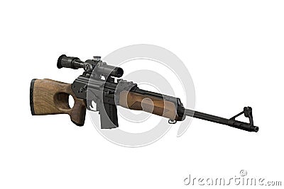 The hunting carbine Stock Photo