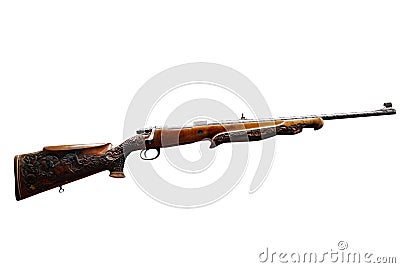 Hunting carbine rifle Stock Photo