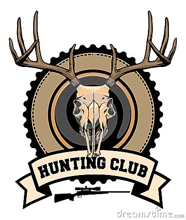 Hunting club design Vector Illustration