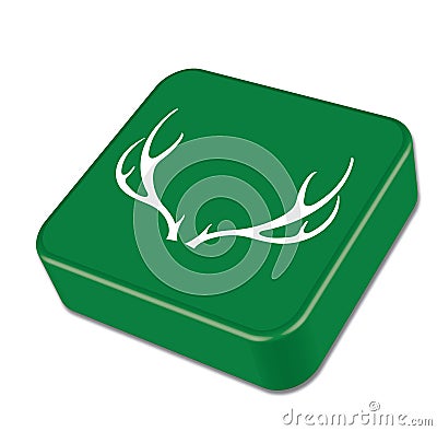 Hunting club logo icon Vector Illustration