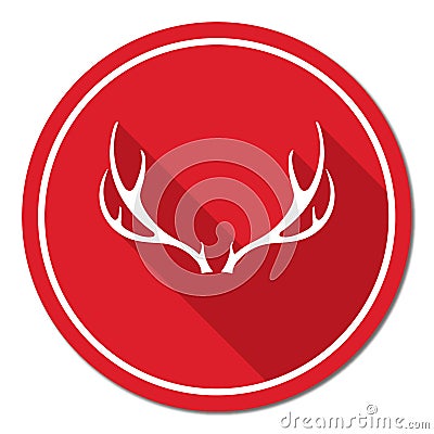 Hunting club logo icon Vector Illustration