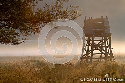 Hunting hide Stock Photo