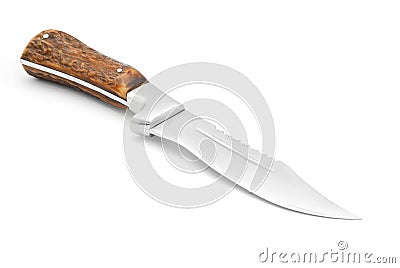 Hunting knife Stock Photo