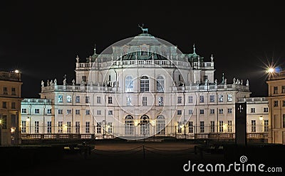 Hunting Palace of Stupinigi Stock Photo