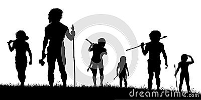 Hunting party Vector Illustration