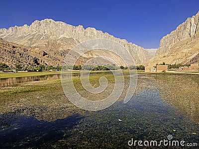Ajar valley kahmard Bamyan Stock Photo