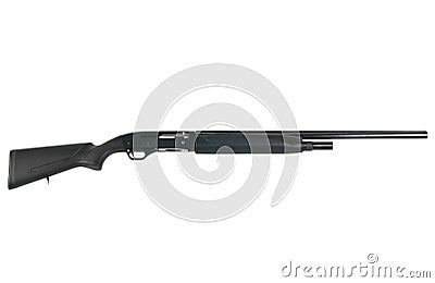 Hunting rifle MR-153 isolated on white Stock Photo