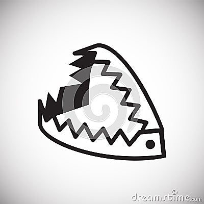 Hunting trap icon on white background for graphic and web design, Modern simple vector sign. Internet concept. Trendy symbol for Vector Illustration