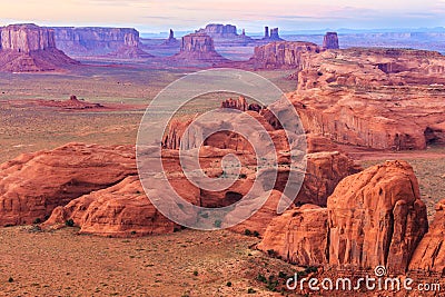 Hunts Mesa Stock Photo