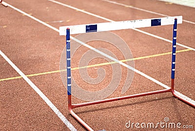 Hurdle Stock Photo