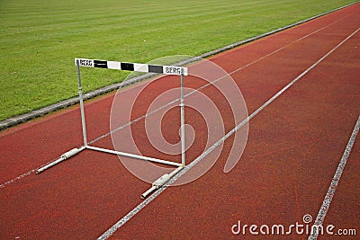 Hurdle Stock Photo