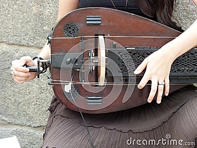 Hurdy-gurdy Stock Photo