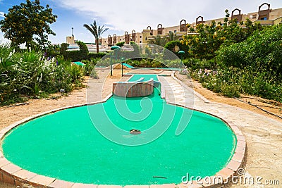 Tropical resort Three Corners Sunny Beach hotel Editorial Stock Photo