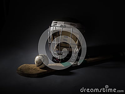 Hurling Equipment From Above Stock Photo