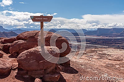 Hurrah Pass outside Moab, Utah Stock Photo