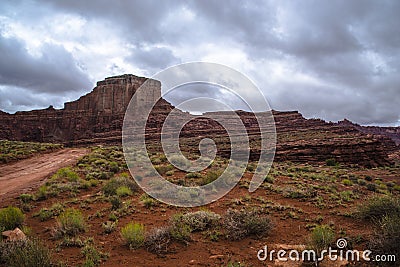 Hurrah Pass Trail Moab Utah Stock Photo
