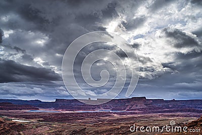 Hurrah Pass Trail Moab Utah Stock Photo