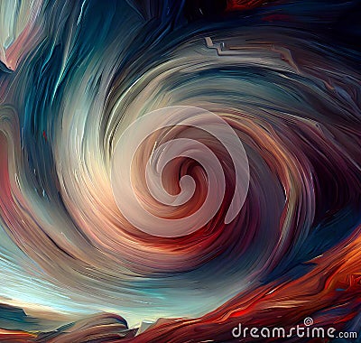 Hurricane abstract forces Stock Photo