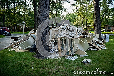 Hurricane Aftermath Editorial Stock Photo