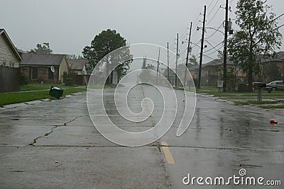 Hurricane Gustav Editorial Stock Photo