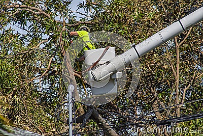 Hurricane Irma Damage Stock Photo